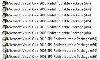 Redistributable package 2005 x64. Microsoft Visual c 2005 Redistributable x64 ошибка.